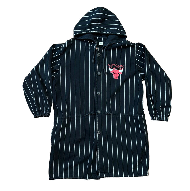 Bulls 90's Pinstripe Poncho Sz XL