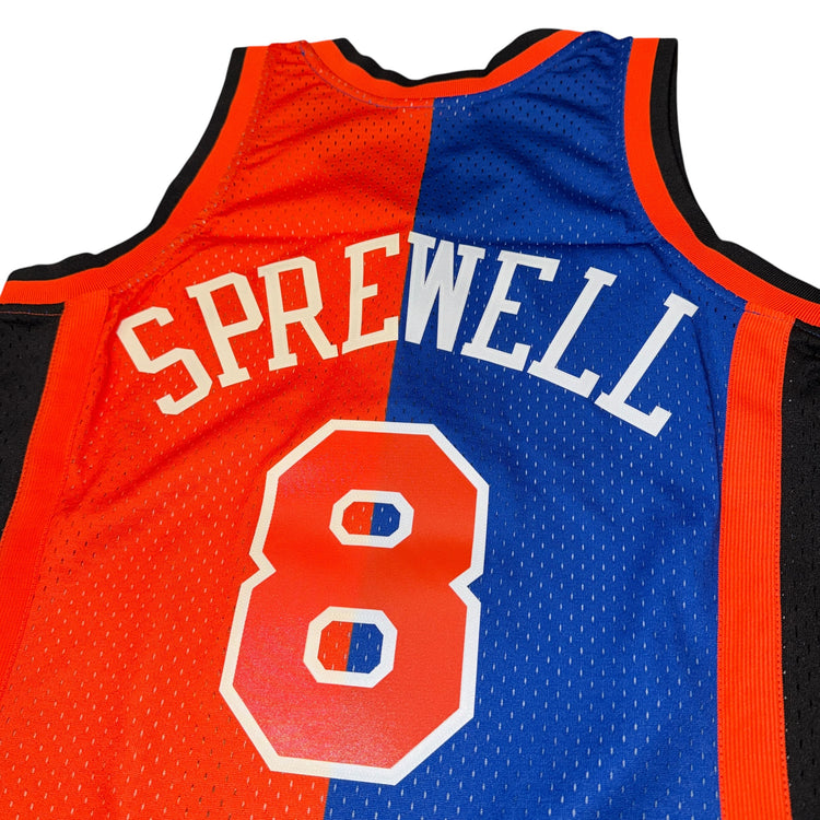 NWT Mitchell & Ness NY Latrell Sprewell Jersey Sz S