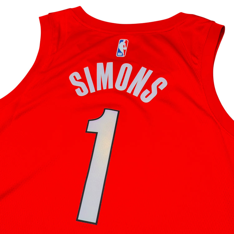 Nike Swingman Statement Edition Portland Trail Blazers Anfernee Simons Jersey Sz XL