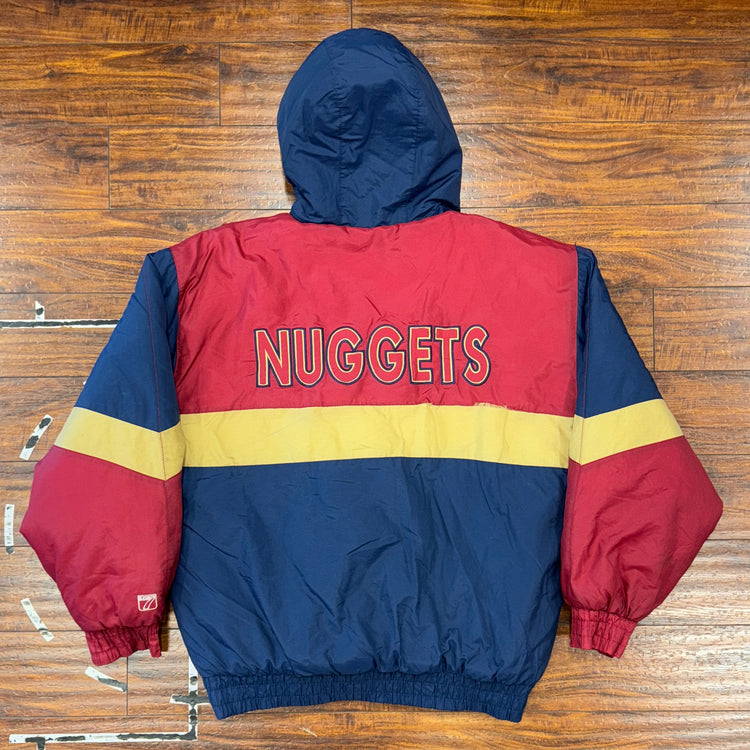 Logo 7 Denver Nuggets Puffer Jacket Sz L