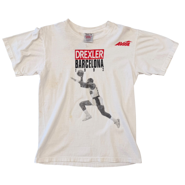 Oneita Avia 1992 Barcelona Clyde Drexler Tee Sz M