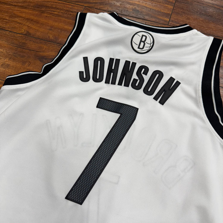 Adidas 2014-15 Brooklyn Nets Joe Johnson Jersey Sz S + 2”