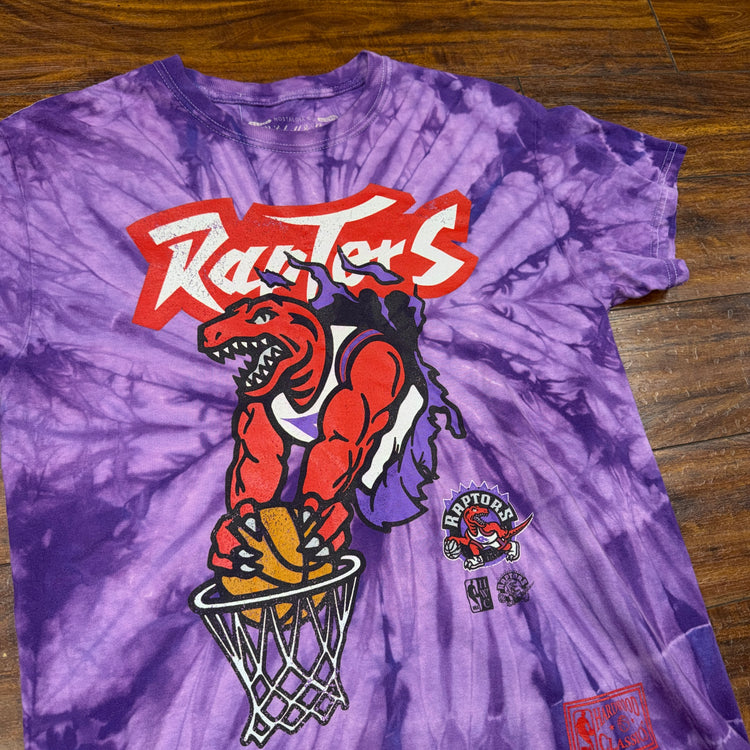 Mitchell & Ness Toronto Raptors Tye-Dye Tee Sz M