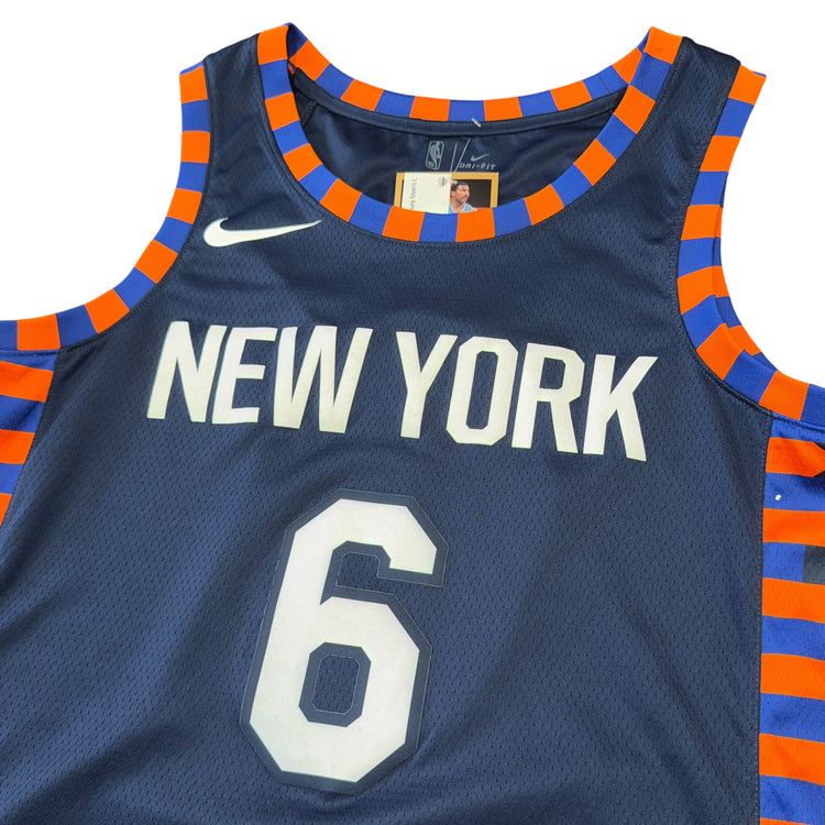 Nike Swingman 2018-19 City Edition New York Knicks Kristaps Porzingis Jersey Sz L