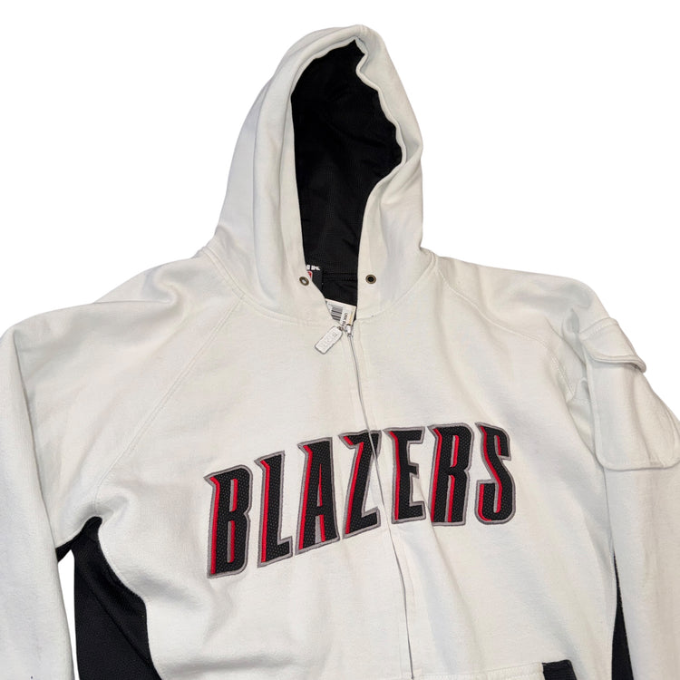 UNK Portland Trail Blazers Jacket White Sz M