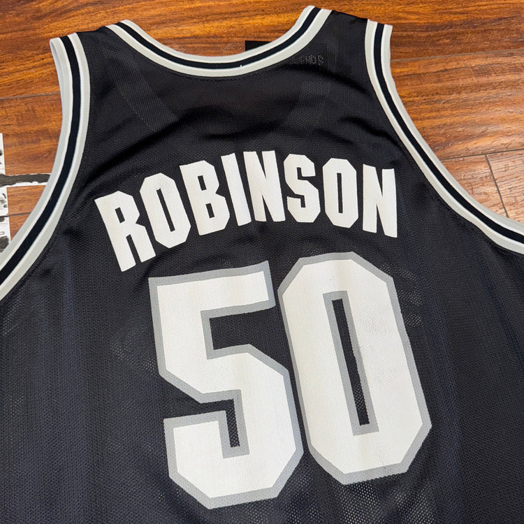 Champion 90's San Antonio Spurs David Robinson Jersey Sz XL
