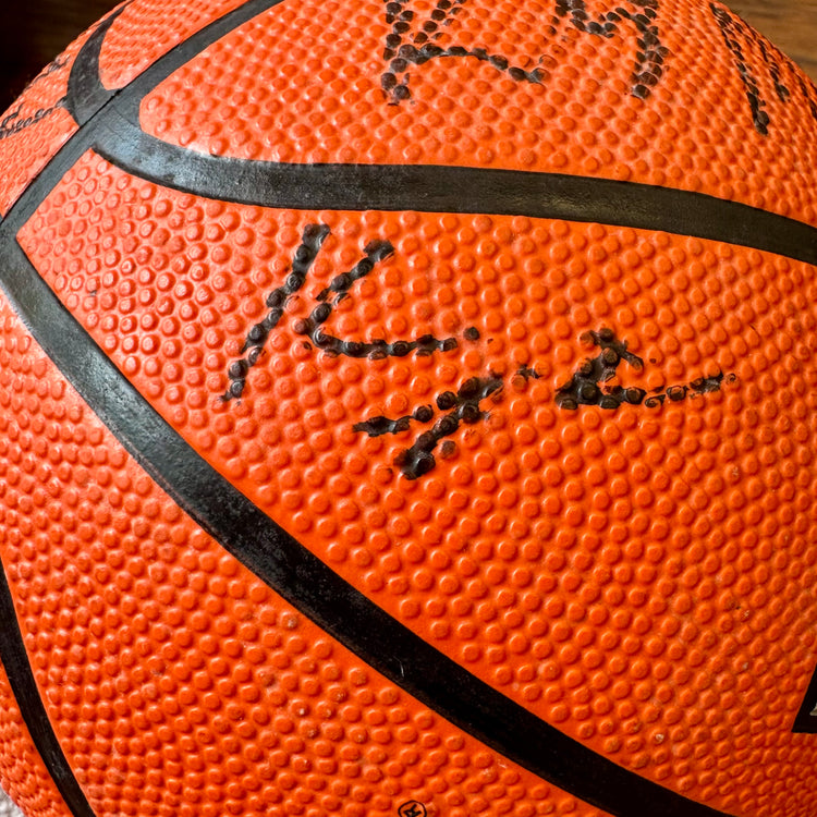 Blazers 1993-94 Team Autographed Ball
