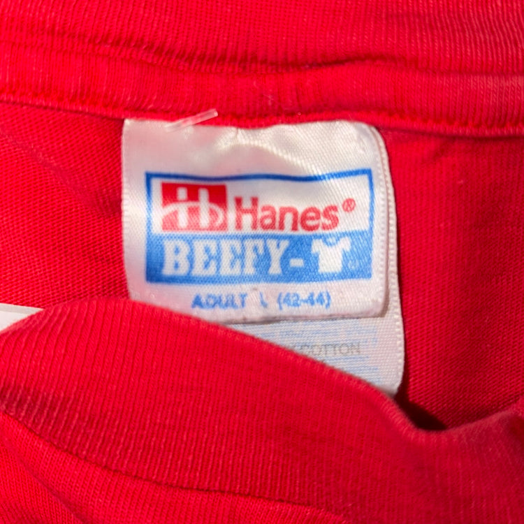 90’s Portland Trail Blazers Pinstripe Embroidered Tee Sz L