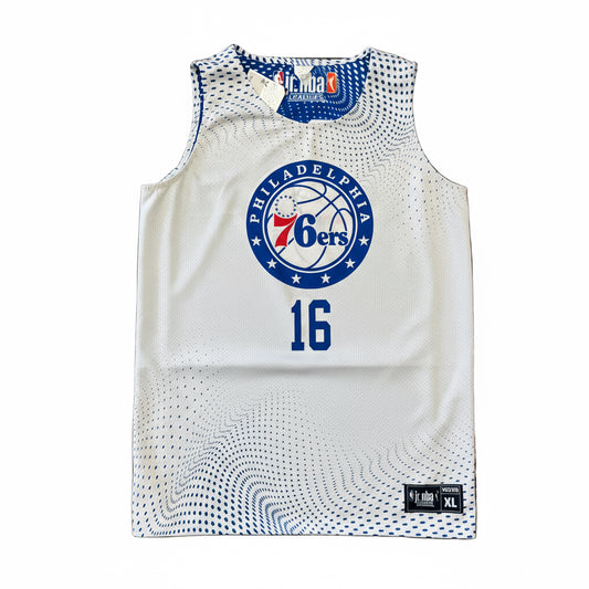 Jr. NBA Phila 76ers Reversible Jersey Sz YXL