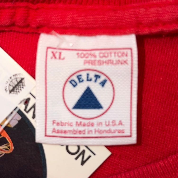 Delta Chicago Bulls 72-10 4X Champs Tee Sz XL