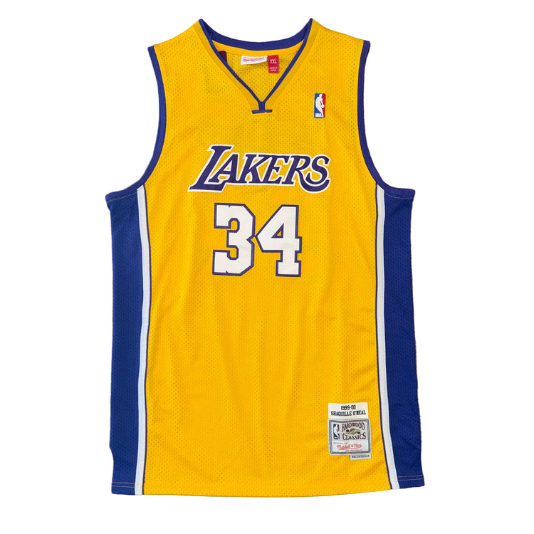 Autographed Mitchell & Ness Shaquille O’Neal Los Angeles Lakers Jersey Sz 2X