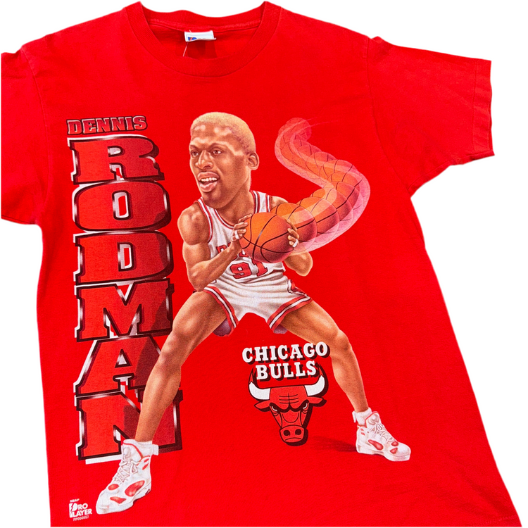 Pro Player Dennis Rodman Bigface Tee Sz L