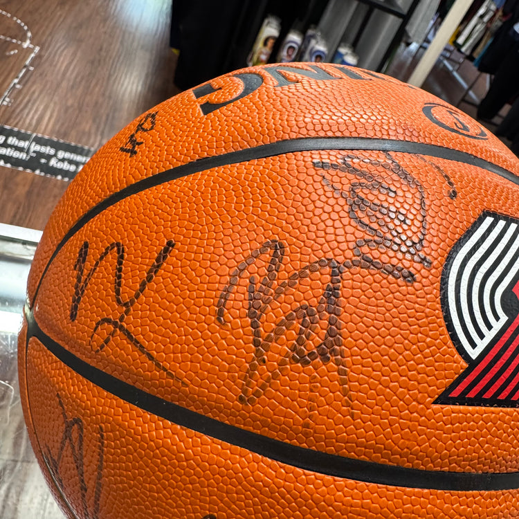 Blazers 2020-21 Team Autographed Ball
