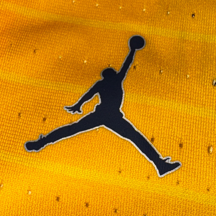 Jordan Team-Issued Yellow Maquette Jersey Sz XL + 4 Length