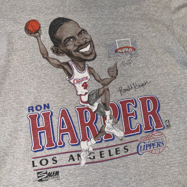 Salem Sportswear Ron Harper Caricature Sz L