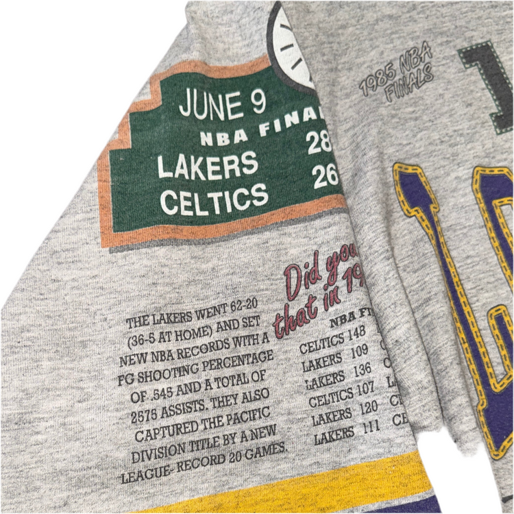 80’s Los Angeles Lakers AOP Tee Sz L