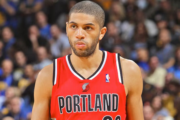 Signed Portland Trail Blazers Nic Batum Jersey Sz XL