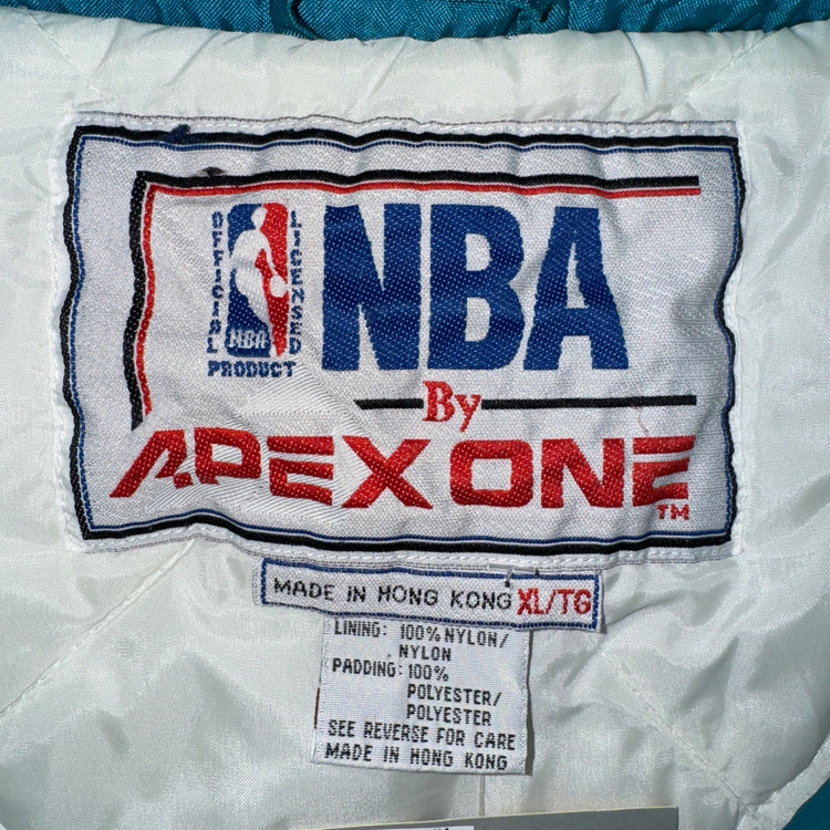 Apex One Charlotte Hornets Puffer Jacket Sz XL