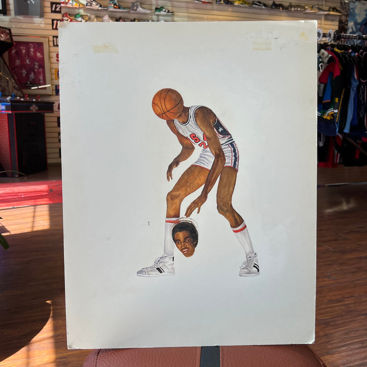 Original “Ralph Sampson” Art Piece by Diana Anderson