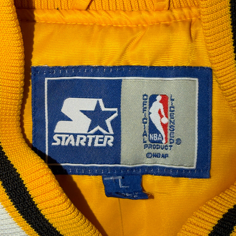 Starter Rare Golden Chicago Bulls Satin Sz L