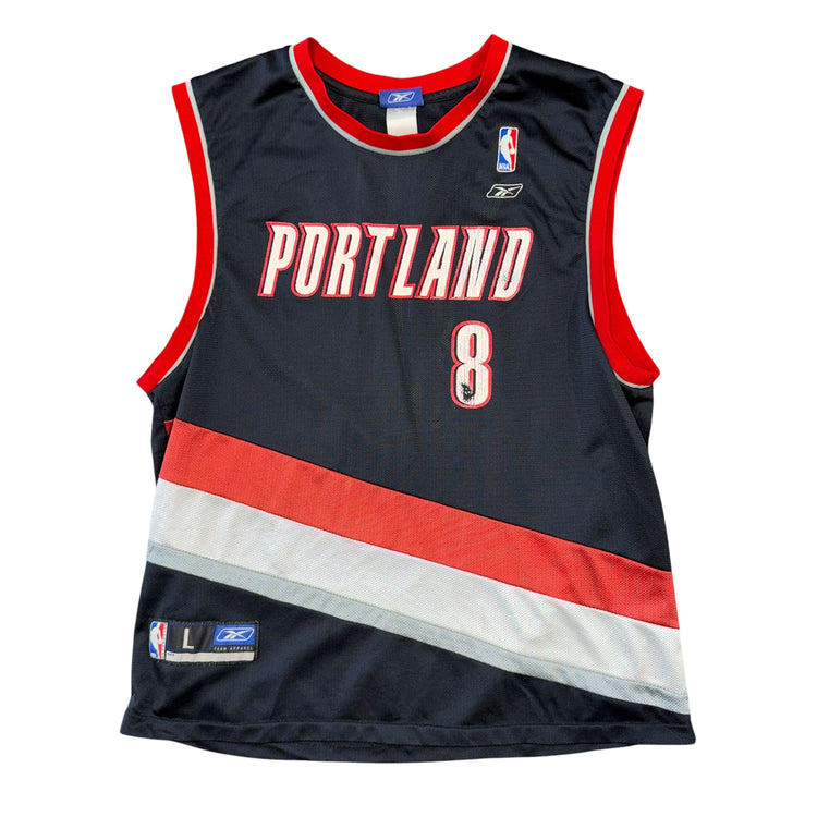 Reebok 00’s Portland Trail Blazers Martell Webster Away Jersey Sz L