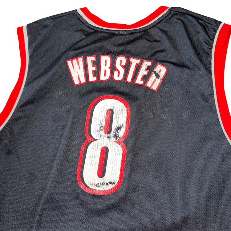 Reebok 00’s Portland Trail Blazers Martell Webster Away Jersey Sz L