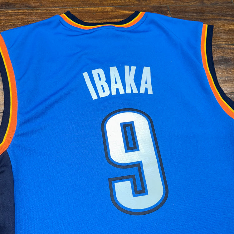 Adidas Oklahoma City Thunder Serge Ibaka Jersey Sz S