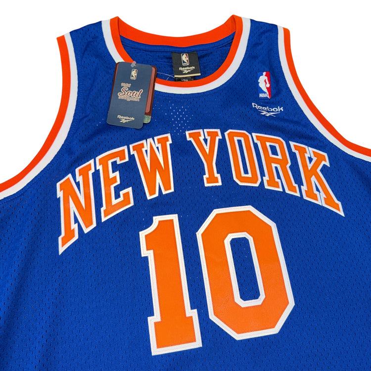 NWT Reebok Hardwood Classics New York Knicks Walt Fraizer Sz L