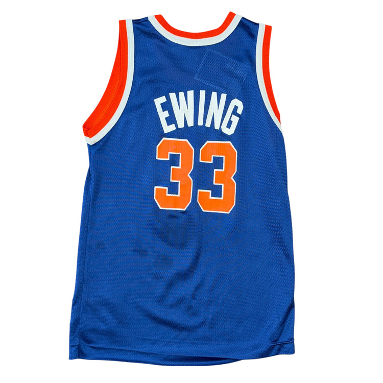 Champion New York Knicks Patrick Ewing Jersey Sz YM