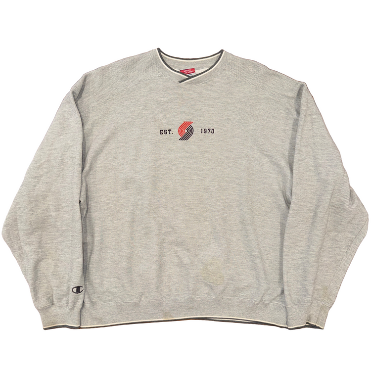 Champion Thermal Portland Trail Blazers Long Sleeve Sz 2X