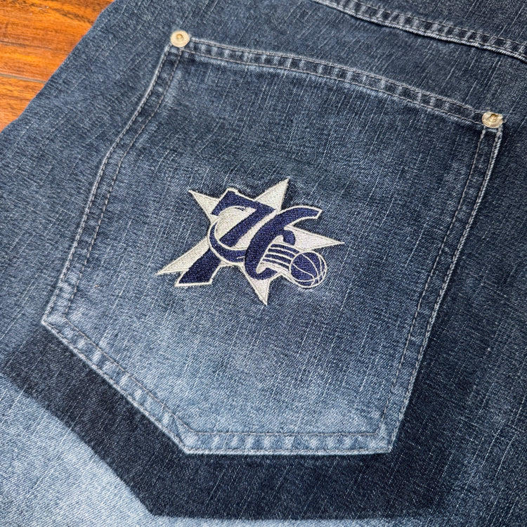 UNK 00’s Denim Philadelphia 76ers Allen Iverson Pants Sz 36