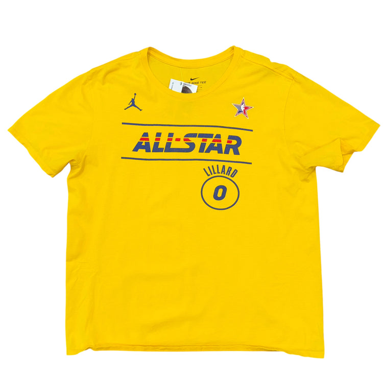 Jordan 2021 NBA All Star Indianapolis Damian Lillard Tee Sz XL