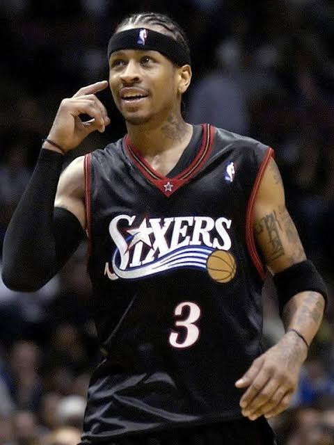 Champion 90’s Philadelphia 76ers Allen Iverson Away Jersey Sz 2X