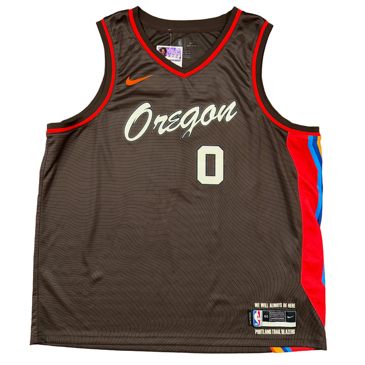 Nike 2019-20 City Edition Damian Lillard Jersey Sz 3X