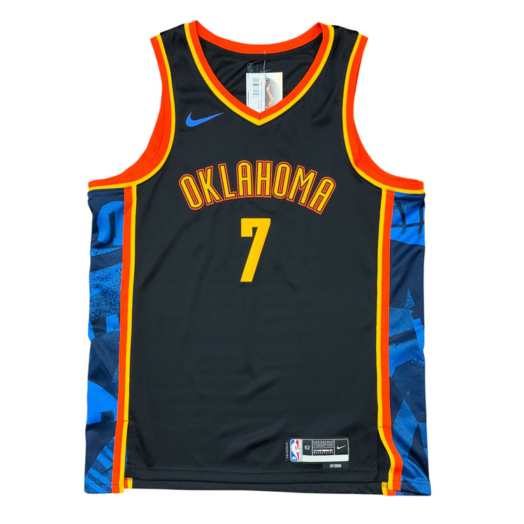 Nike Swingman 2024-25 City Edition Oklahoma City Thunder Chet Holmgren Jersey Sz XL