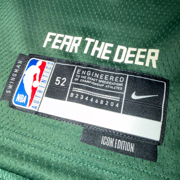 NWT Nike Milwaukee Bucks Giannis Antetokounmpo Jersey Sz XL