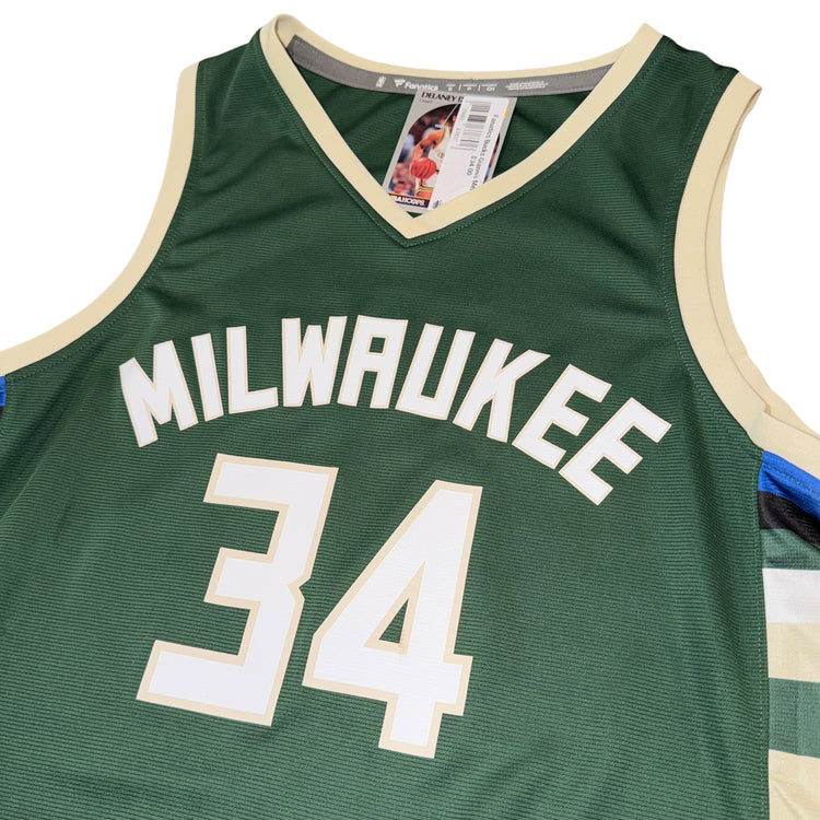 Fanatics Icon Edition Milwaukee Bucks Giannis Antetokounmpo Jersey Sz S