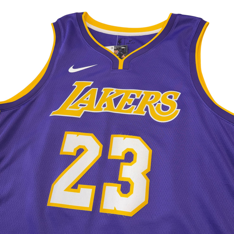 Nike Swingman Los Angeles Lakers Statement Lebron James Jersey Sz 2X