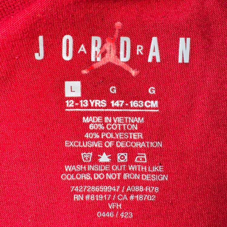 Jordan MJ Jersey Tee Sz YL
