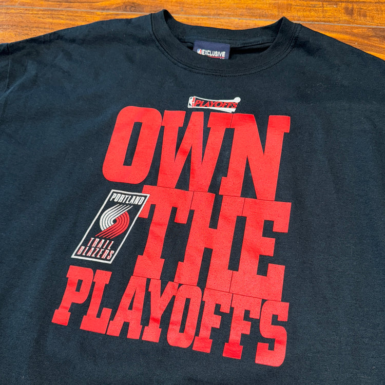 NBA Portland Trail Blazers “Own The Playoffs” Tee Sz XL