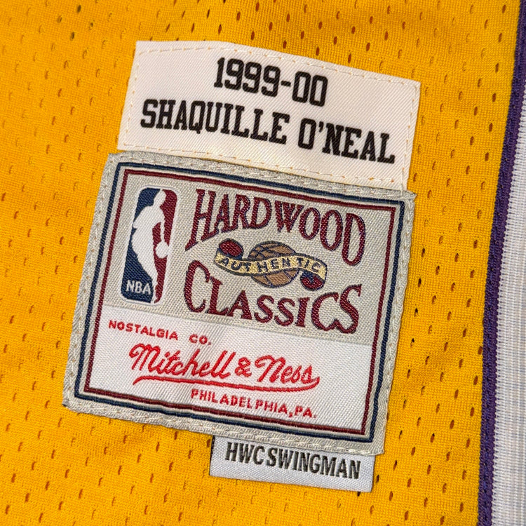 Autographed Mitchell & Ness Shaquille O’Neal Los Angeles Lakers Jersey Sz 2X