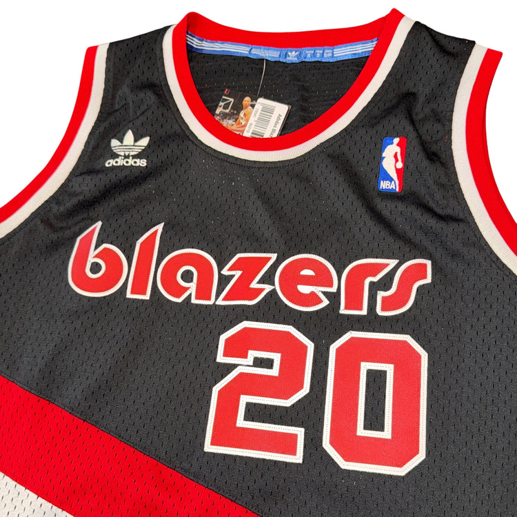 Rare Adidas Hardwood Classics Portland Trail Blazers Maurice Lucas Jersey Sz S