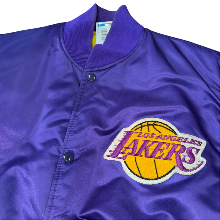 Starter 90's Los Angeles Lakers Satin Jacket Sz L
