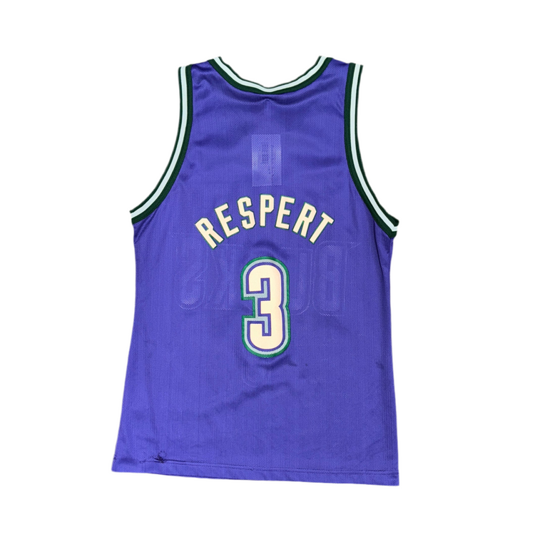 Champion Milwaukee Bucks Shawn Respert Jersey Sz M
