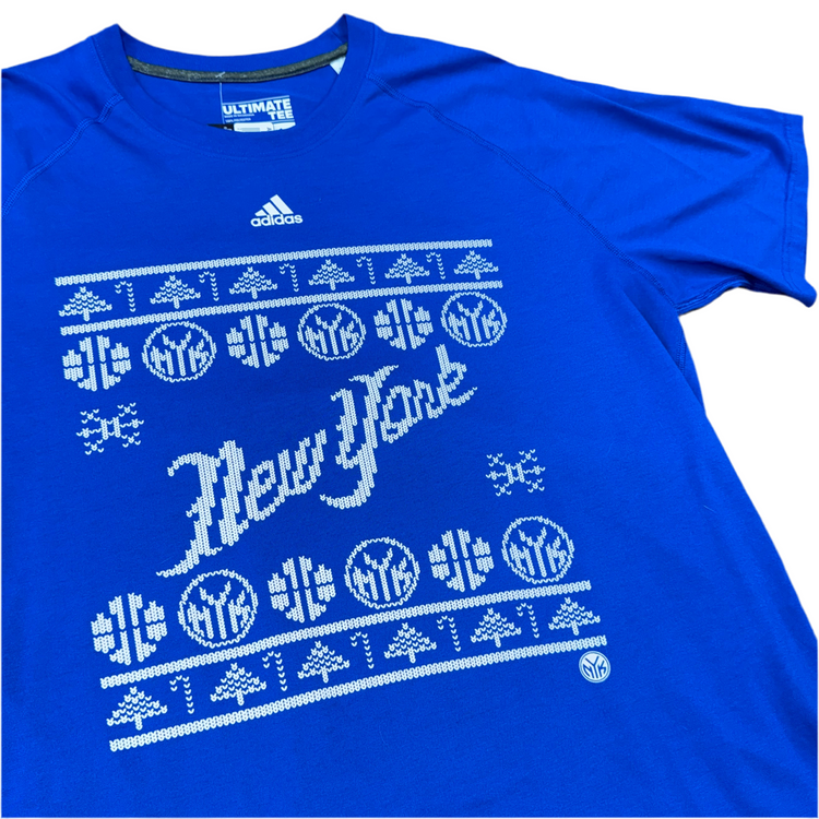 Adidas X-Mas New York Knicks (2015) Tee Sz XL