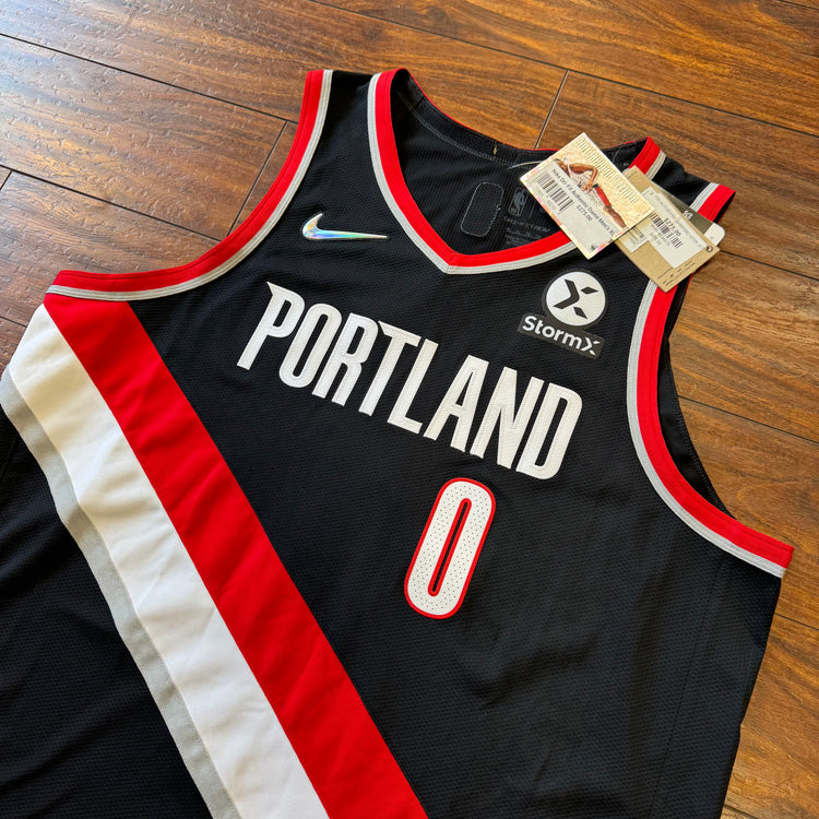 NWT Nike Dri-Fit Authentic Damian Lillard Jersey Sz XL