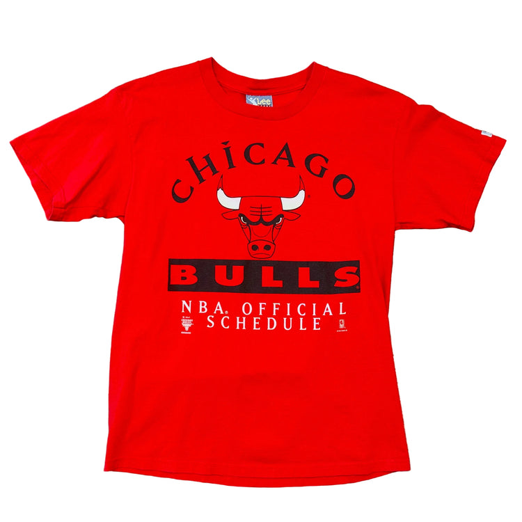 Lee 1995-1996 Chicago Bulls Schedule Sz L