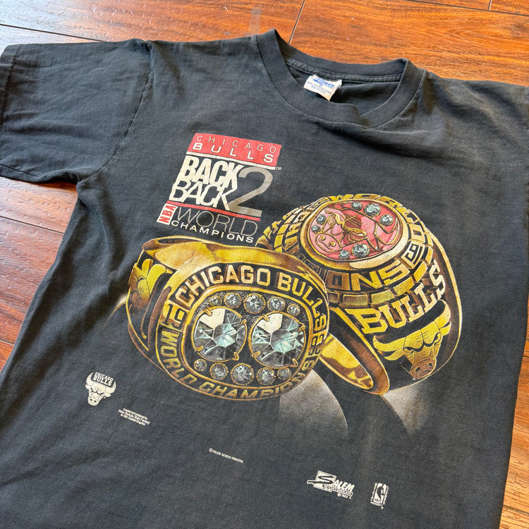 Salem Sportswear 1991 Bulls “Back 2 Back” Sz M