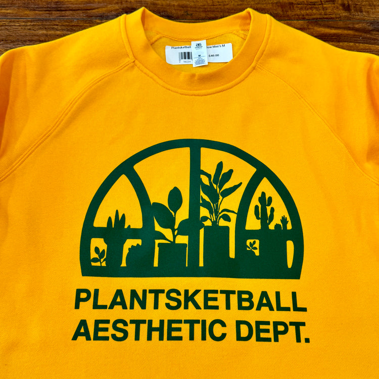 Plantsketball Essentials Crew Yellow Multiple Sizes
