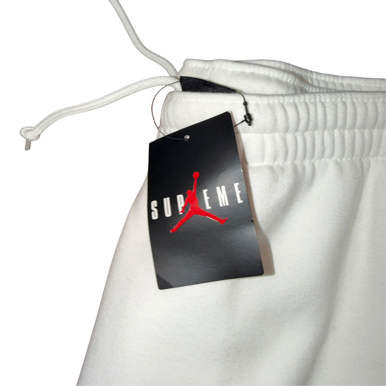 NWT Jordan Supreme Sweats White Sz M